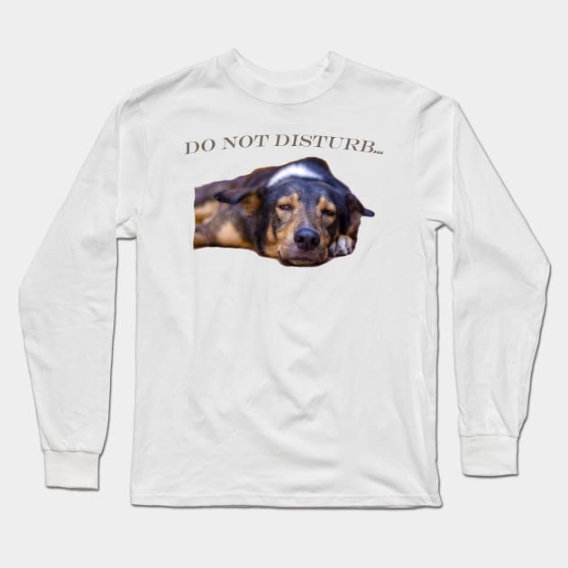 cool and funny dog Long Sleeve T-Shirt by rickylabellevie